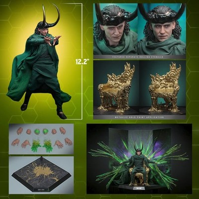 US Stock Hot Toys Marvel Loki DX40 Collector Edition God Loki 1/6