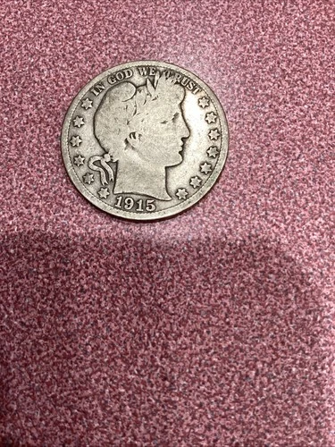 1915-S Barber Or Liberty Head Half Dollar