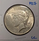 1927 Peace Silver Dollar - A740