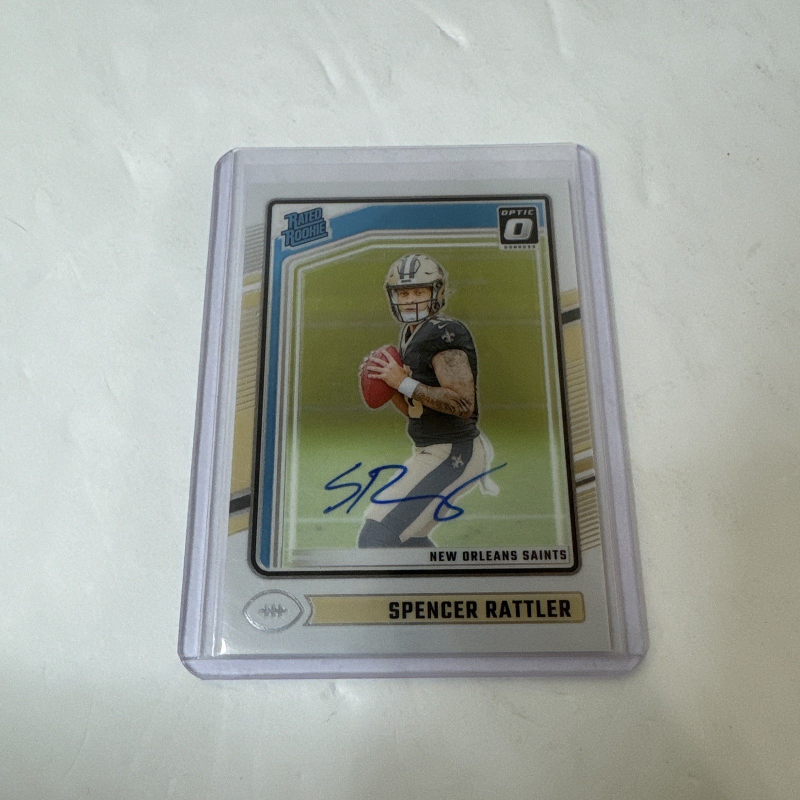 2024 Panini Optic Rated Rookies Spencer Rattler RC Auto /325