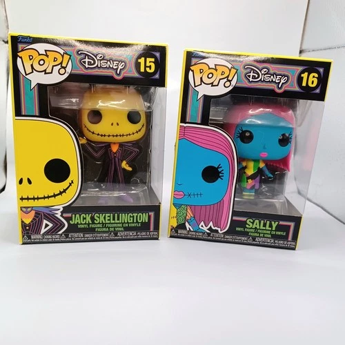 Funko Pop Disney Nightmare Before Christmas Jack and Sally Lot Of 2