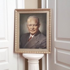 Vintage Fabian Bachrach 1957 Dwight Eisenhower Portrait Beautifully Framed!