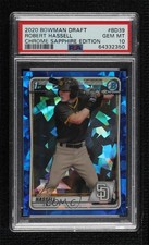 2020 Bowman Chrome Draft Sapphire Edition Robert Hassell III PSA 10 GEM MT 1o0h