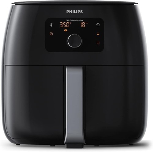 Philips Premium XXL Digital Airfryer (3lb/7qt) w/ Rapid Air | Black - HD9650/96