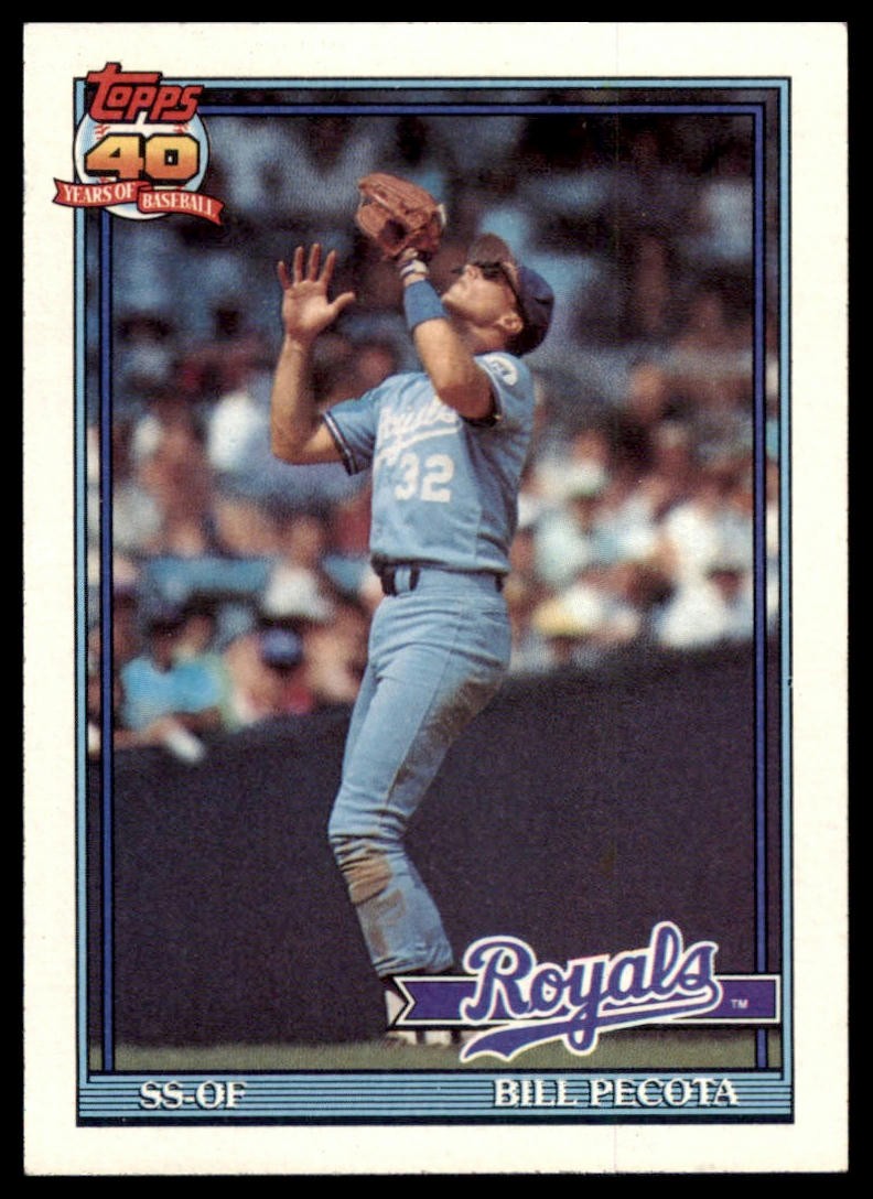 1991 Topps #754 Bill Pecota