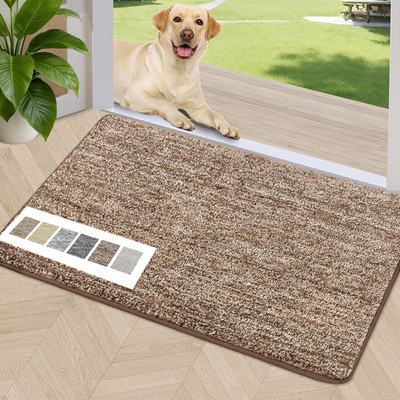 Indoor Doormat, Front Door Mat 20''X32'' Absorbent Rubber Backing Non Slip Door Ma