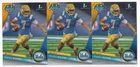 (3) Dante Moore 2023 BOWMAN U CHROME 1st BOWMAN PROSPECT LOT #133 OREGON DUCKS