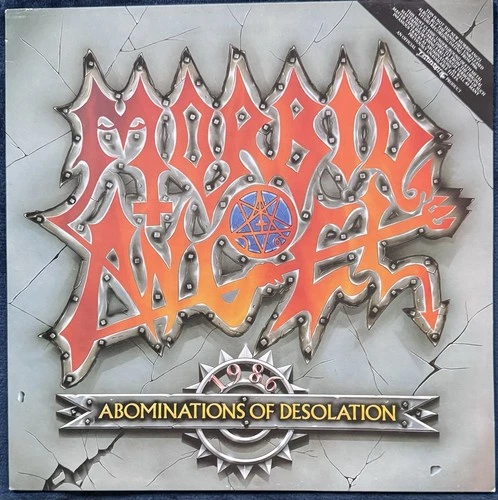 Morbid Angel – Abominations Of Desolation | 1991 1st Press LP | Earache MOSH 48 - product listing photo
