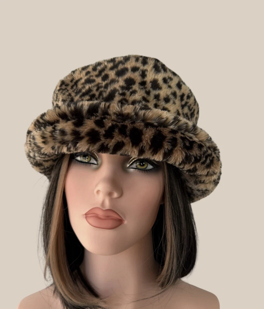Leopard Brown Vintage Hats for Women for sale | eBay display picture 3