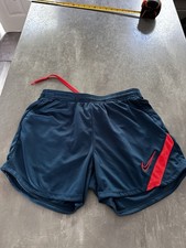 nike dri fit Running shorts Small Blue Red Sprinter Gym Gay Athletic