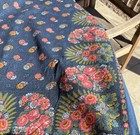 Beauvillé's tablecloth French Linen Navy Floral excellent 66' x 56' rectangle — photo 6