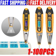 Voltage Electric Tester Volt Detector Test Pen AC DC Non-Contact Sensor 12-1000V