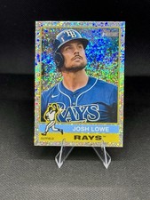 2025 Topps Heritage - Josh Lowe #228 - Silver Sparkle - Rays