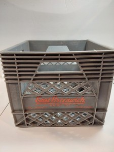 Vintage Plastic Milk Crate | eBay