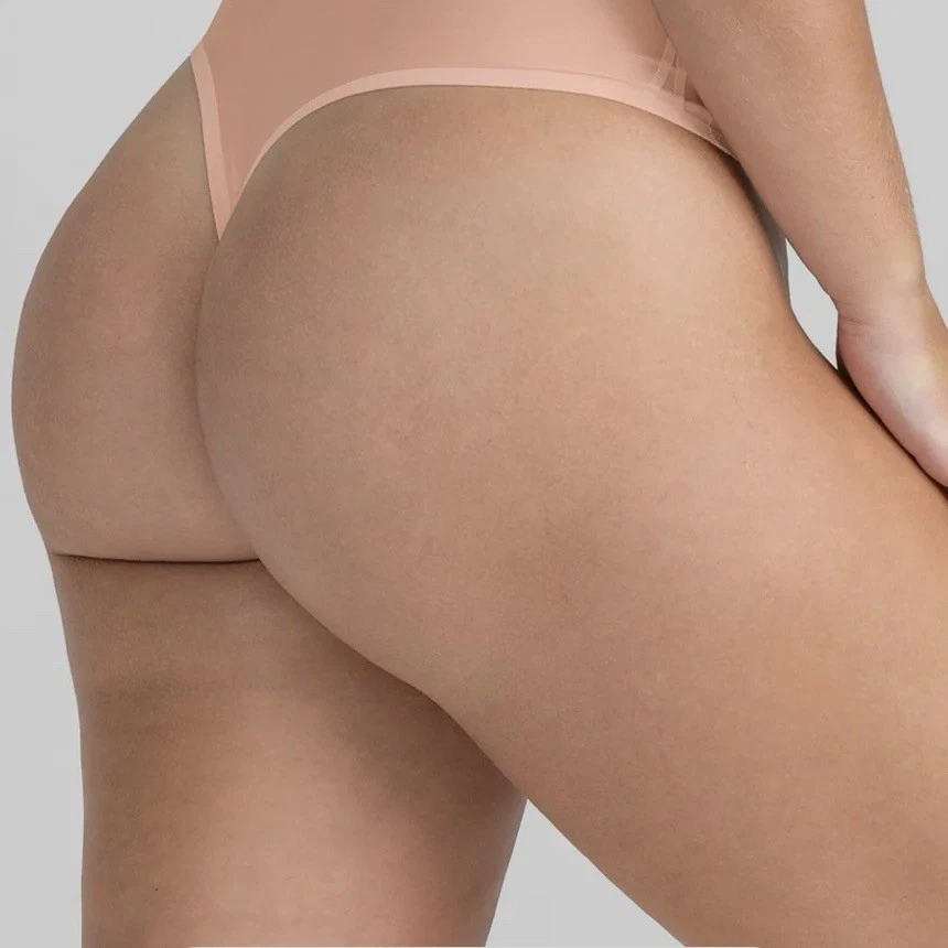 NWT Honeylove Silhouette Thong SZ 2X Rose Tan Med Support High Rise Stretch - Image 2 of 4