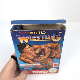 Tecmo World Wrestling Nintendo NES Mattel PAL A Manuale - Testato