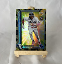 2025 Topps Chrome Update Radiating Rookies Chandler Simpson RR-34 RC Rays