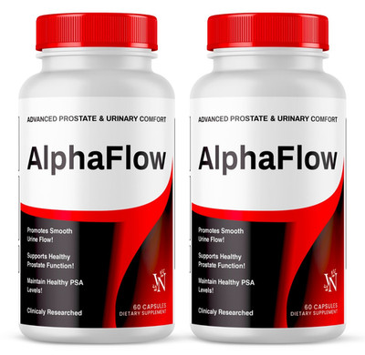 Alpha Flow Prostate Health Support Dietary Supplement 120 Capsules of AlphaFlow