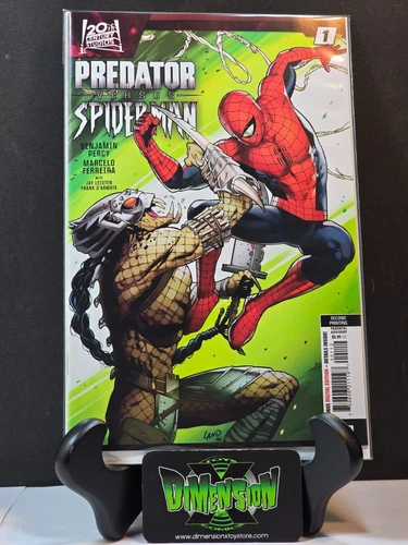 PREDATOR V. SPIDER-MAN #1 GREG LAND VARIANT 2ND PRINT MARVEL 2025 NM