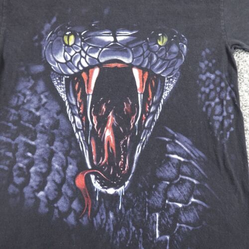 Ecko Unltd Shirt Mens Small Black Snake Viper AOP Graphic Skater Grunge Hip Hop - Picture 2 of 9