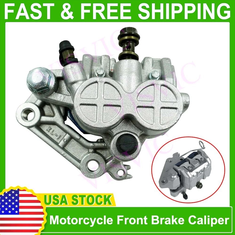 Motorcycle Hydraulic Front Brake Caliper with Master Cylinder & Brake Pad System - Imagem 3 de 4