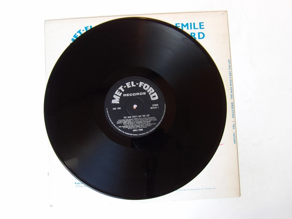 Emile Ford:   The Man Who's Got The Lot   1973  EX   LP  SIGNED Foto 3 de 4