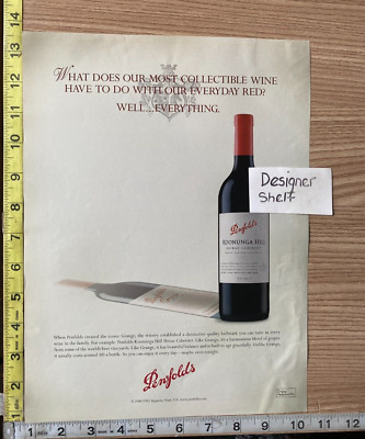 Penfolds Koonunga Hill Shiraz Cabernet Wines 2006 Print Advertisement