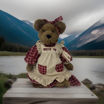Boyds Bear Stuff Sweetie Pie T.J's Best Dress Collection 12in Stuffed Plush Toy 