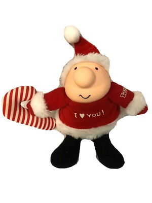 Vintage Ziggy Doll Plush Toy I Love You Christmas Santa Collectible Ebay