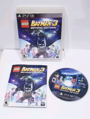 Lego Batman 3 Beyond Gotham PS3 Game (Sony PlayStation 3, 2014) With Manual