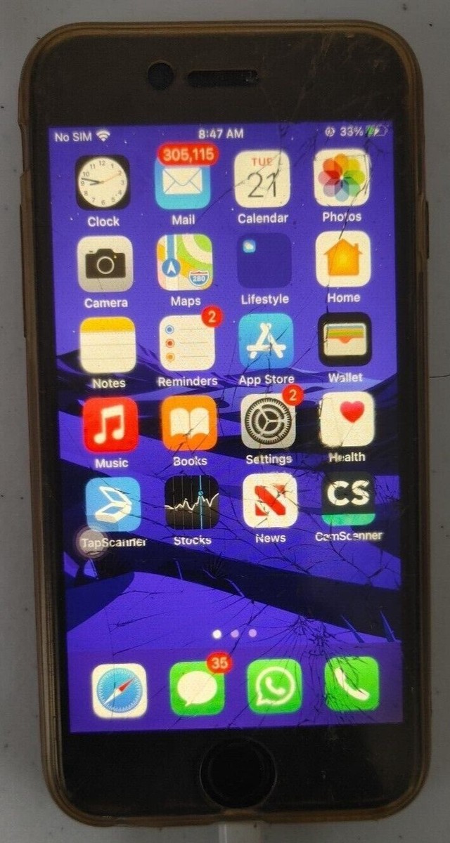 Apple iPhone 6s - 64GB - Silver (Unlocked) A1688 (CDMA + GSM) | eBay