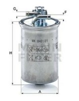 MANN-FILTER Kraftstofffilter FüR Audi A4 Avant Cabriolet A6 Avant