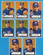 2001 Topps Heritage TORONTO BLUE JAYS Master Team Set! SP's! Black Backs!