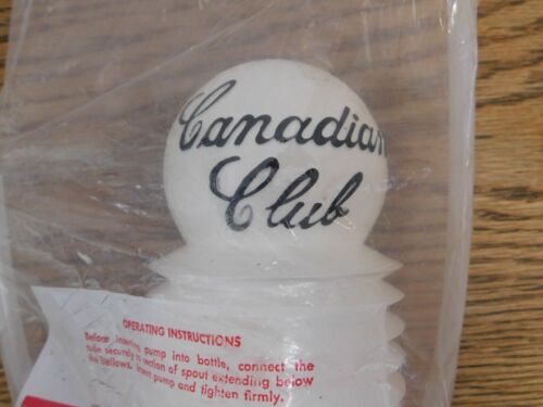Vintage Canadian Club Advertising Bottle Pump Dispenser - Picture 2 of 6