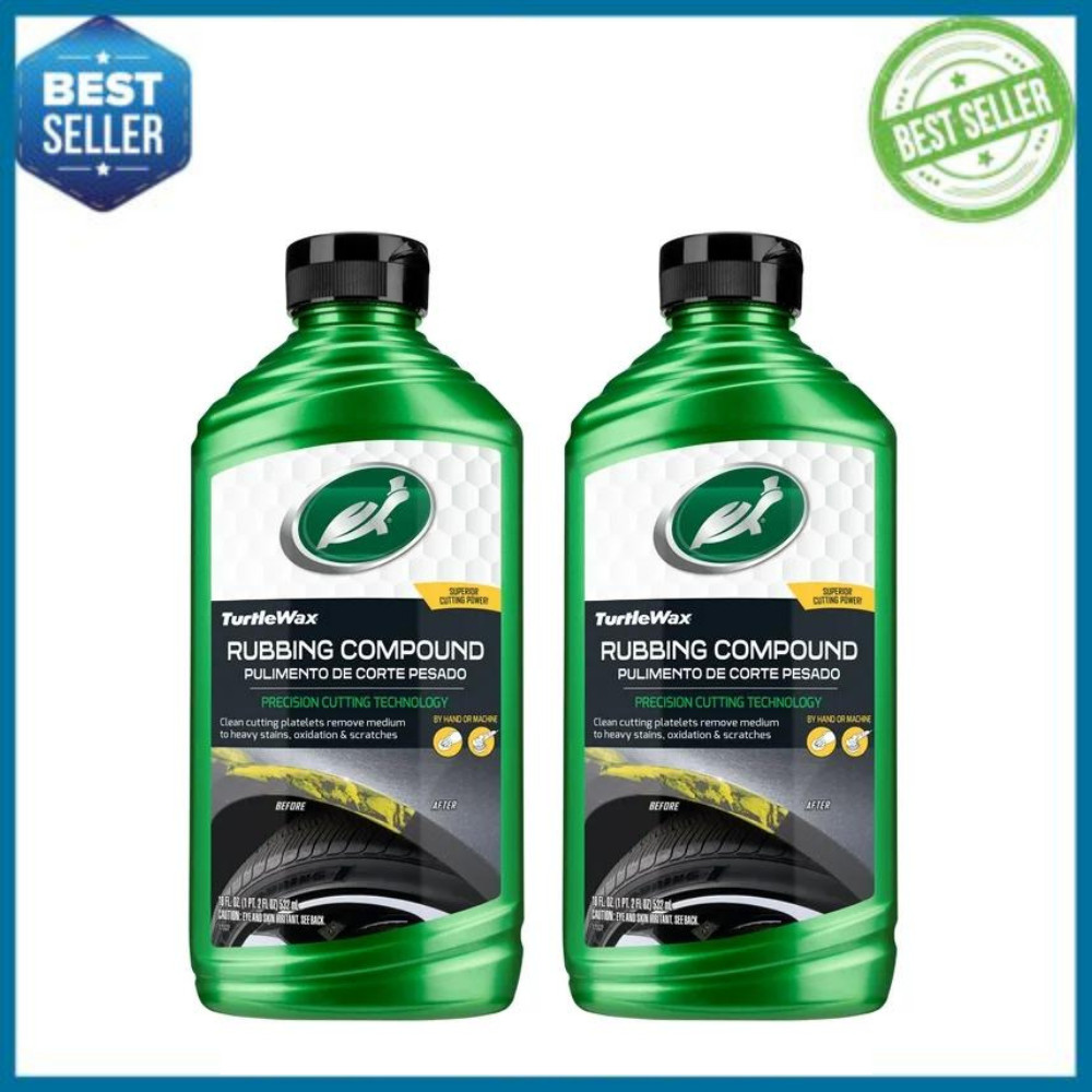 Turtle Wax 50792 Renew Rx Premium Grade Rubbing Compound, 18 oz ( 2 PACK )