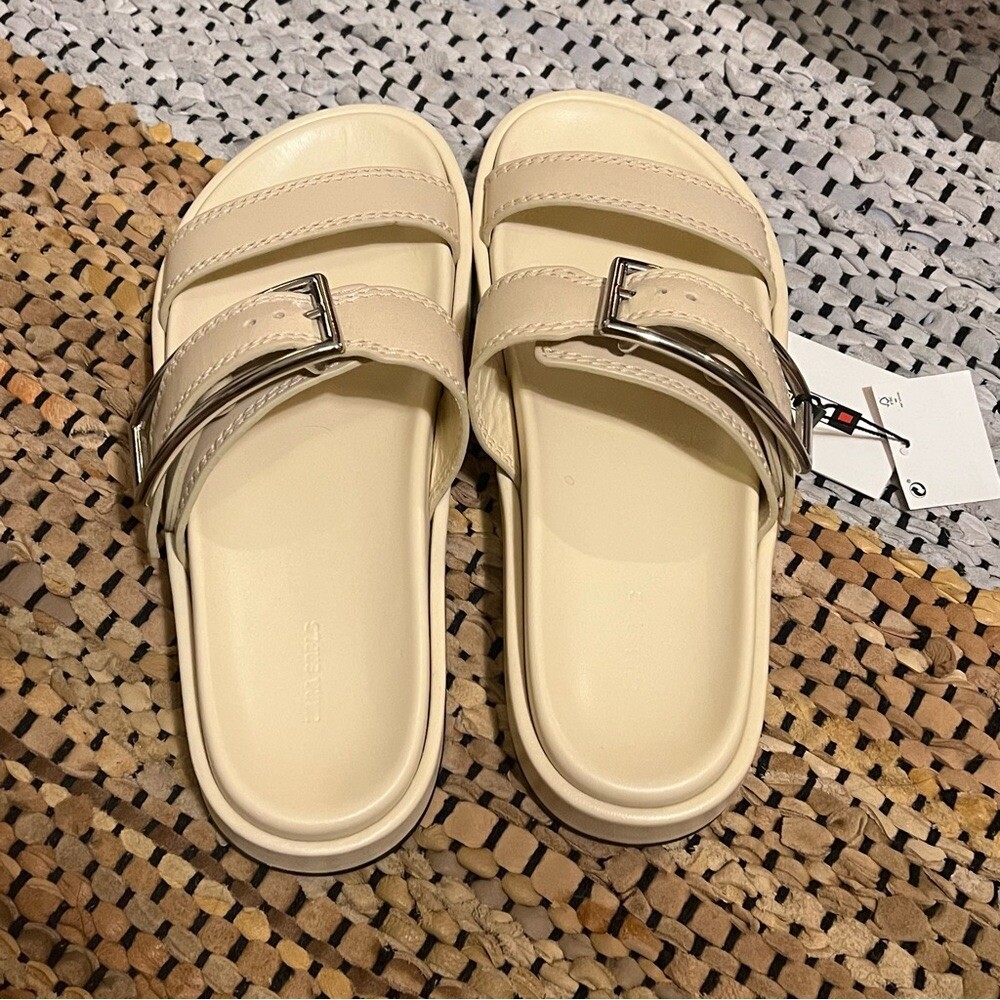 $169 Zara SRPLS Limited Edition Buckle Sandals image 7