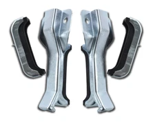 4 Core Radiator Retainer Set 8 Pieces 67-72 Chevy Pickup (Key Parts# 0849-541)