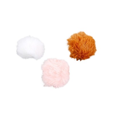 10 Pcs Fluffy Balls Pom Poms Für Pet Katze Spielzeug Pom Poms Katze Pompon Ball