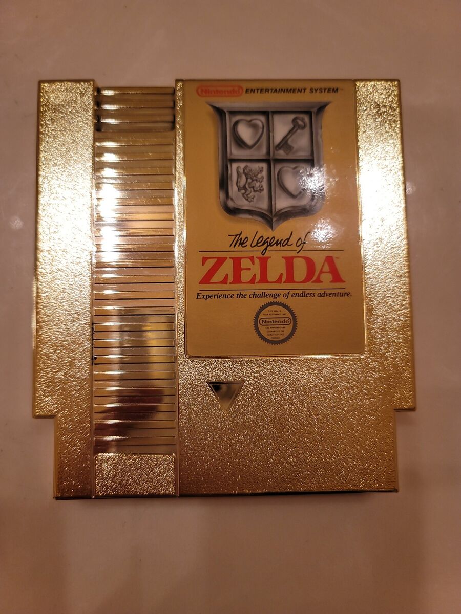 LEGEND OF ZELDA 1 NES 5 SCREW 1ST PRINT CART, MAP & BOOKLET