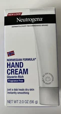 Neutrogena Hand Cream Norwegian Formula Fragrance Free 2oz NEW Free Shipping
