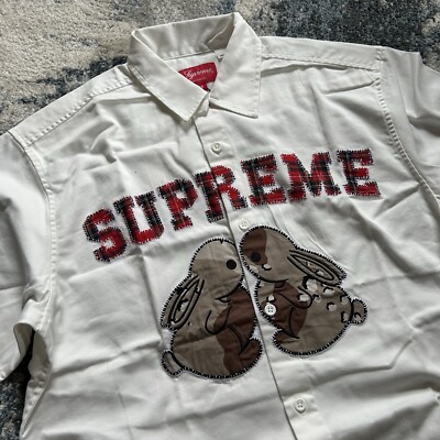 トップス Supreme Bunnies S/S Work Shirt M Supreme Supreme Bunnies SS Work Shirt - Private Stock