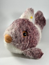 Steiff Zappy Fish Plush 10" Long Germany w/ Ear Button Rare Vintage