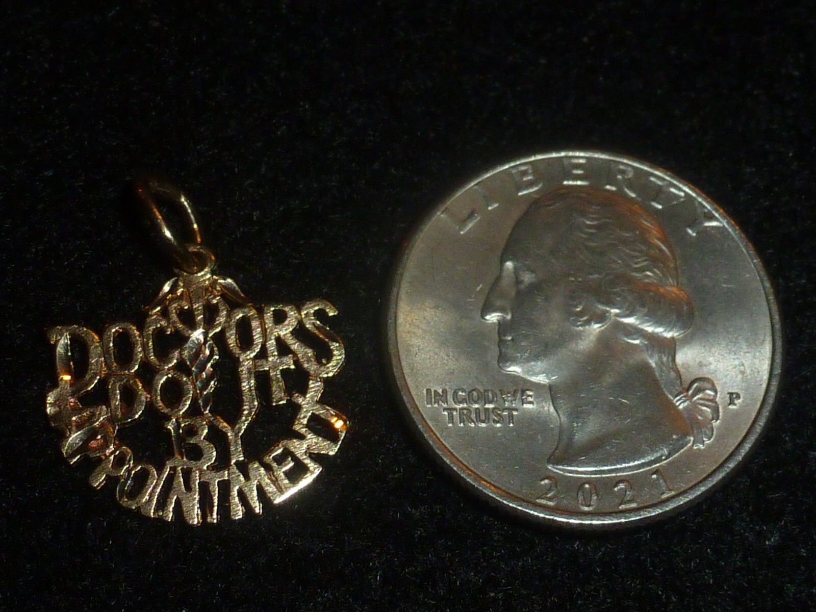 14K SOLID YELLOW GOLD "DOCTORS DO IT BY APPOITMEN… - image 2