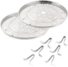 9 1/4 Inch Pressure Cooker Rack Set With Detachable Steamer Legs 2Pcs