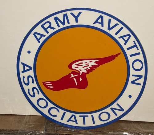 Vintage Army Aviation Association Sticker Decal Original AAAA Military Unused