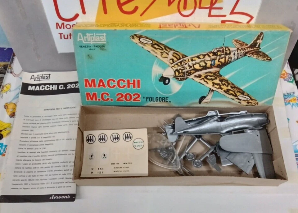 AERMEC 1/50 MACCHI MC 202  KIT VINTAGE - Immagine 2 di 2