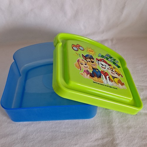 Set 3 New PAW  PATROL SANDWICH HOLDERS Kids lunch box bread Container Snack Pak - Picture 15 of 16