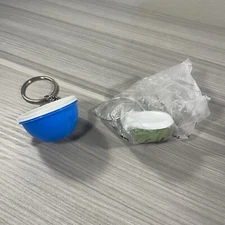 Tupperware Keychain Set of 2 Mini Thatsa-Bowls and Rare Mini Blossom Bowl New!