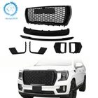 New For GMC Yukon/XL Denali 2021-2023 Front Grille W/ Hood Trim Molding Set 7PC