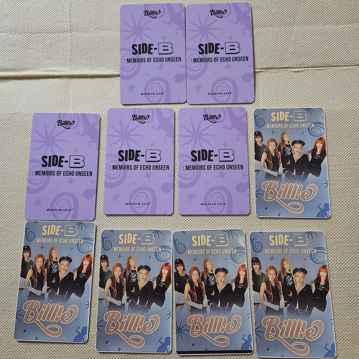Billlie 1ST SINGLE ALBUM WHOSFAN CAFE OFFICIAL LUCKYDRAW PVC